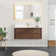 Cristo 48'' Wall Mounted Single Bathroom Vanity with Quartz Top