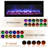 70" Fluted Fireplace TV Stand with 36" Electric Fireplace – Modern Media Console for TVs Up to 80" with Wood Grain Veneer Top and Metal Legs, Natural-1043399097-1043399101