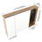 Bathroom Mirror Cabinet with Storage Combination