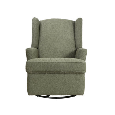 Heming Wingback Recliner Nursery Glider