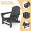Chaise Adirondack pliante avec repose-pieds rétractable-482011692