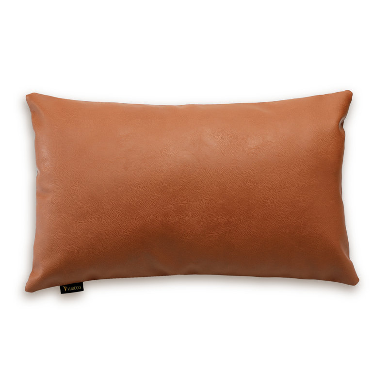 Leather Pillow Cover, Brown