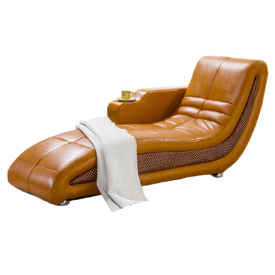 Chaise longue rembourrée Levater