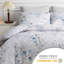 Premium Reversible Duvet Cover Set with Zipper Closure and Corner Ties-123411673