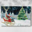 Christmas Holiday Arts - Toile tendue avec châssis XMA171582-2038939586