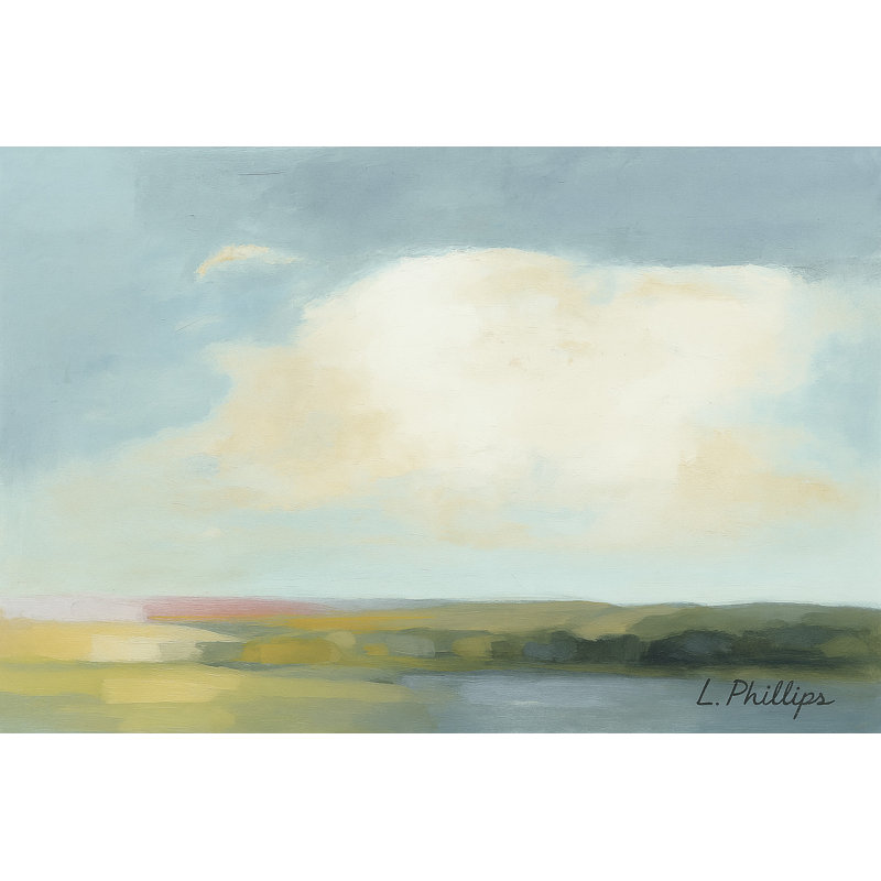 «Peaceful Sky» par L. Phillips - reproduction d'art sur toile tendue
