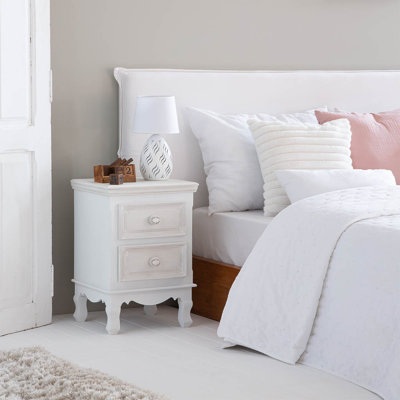Aahim 37cm W Manufactured Wood Bedside Table