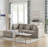 Shanna Upholstered 95.3 " Linen L-Shaped Corner Sectional-1233294092