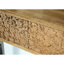 Console à 2 tiroirs Harmony, tons de bois naturel mélangés à de l'argent, base de style traîneau pour une stabilité accrue, poignées à boutons classiques, console de 42 po de long et conception argentée, base élégante, spacieuse