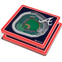 MLB Milwaukee Brewers 6x19 Stadium 3D View Banner