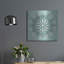 Bungalow Rose «Desert Mandala Green» par Yvette St. Amant, art mural en métal-335688087