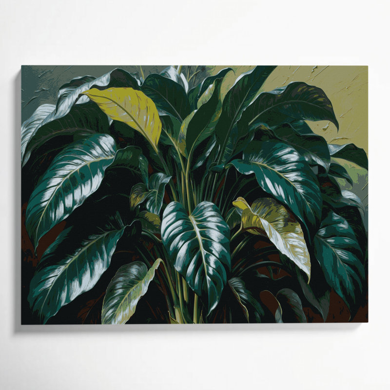 Art mural sur toile Botanical, H 20 po x l 30 po