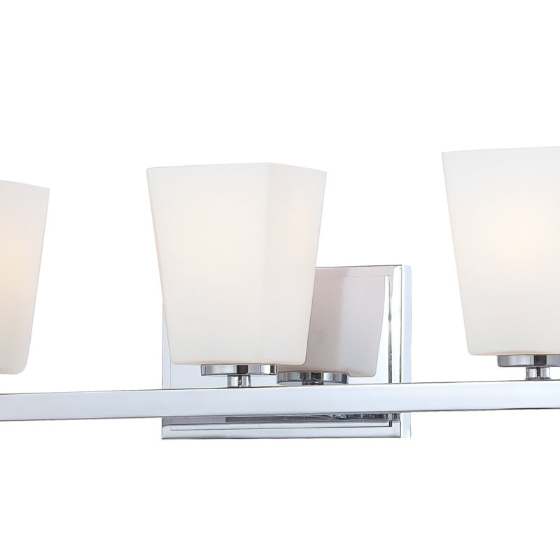 Jandreau 3 - Light Dimmable Vanity Light, Chrome