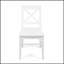 Chaises de salle à manger en bois d'acacia, blanches, durables et élégantes pour les intérieurs modernes et traditionnels-685598120