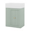 Petit meuble-lavabo flottant étroit avec tiroir 20 po avec lavabo 20 po-118738680