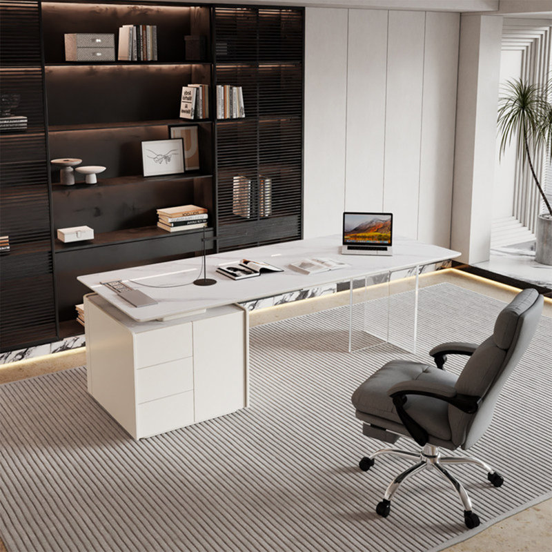 Bureau simple et luxueux 78,74 po, 29.53" H x 78.74" W x 27.56" D