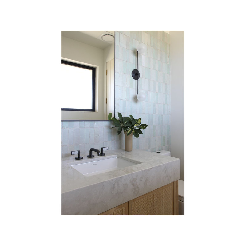 Perfect Under-Mount Basin, Centric Rectangle with Overflow