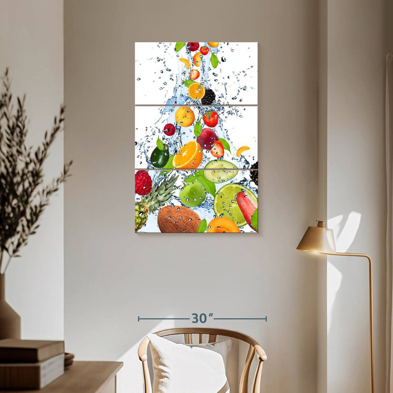 Yarlin Fruit Water Splash, H 57 po x l 36 po