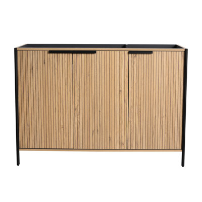Meuble-lavabo moderne 48 po - Contreplaqué avec beaucoup de contreplaqué de rangement, spacieux