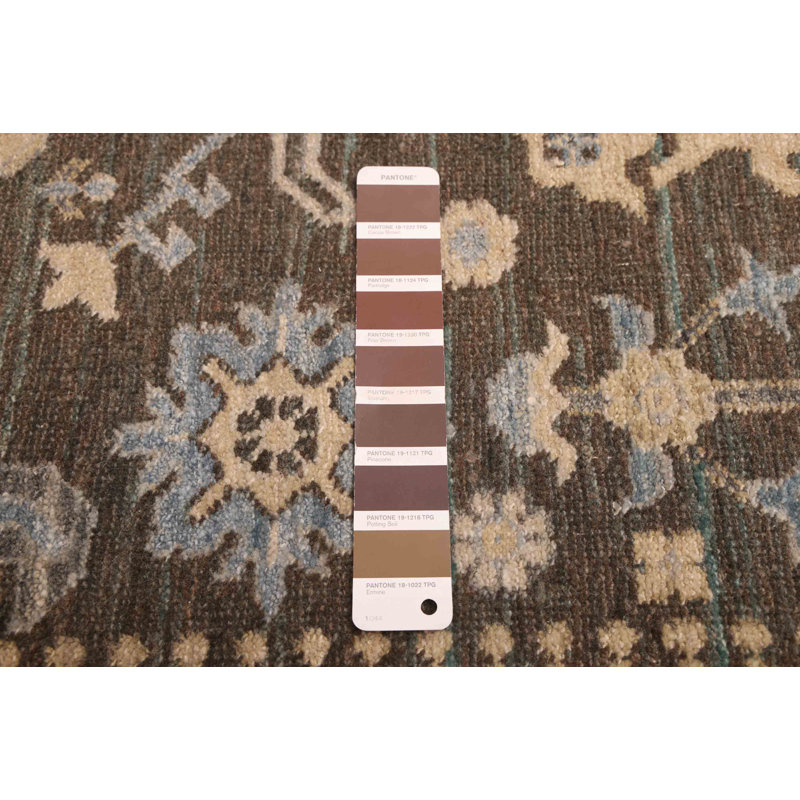 Tapis brun Jamshidpour 8 pi 1 po x 10 pi 3 po