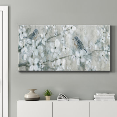 Fleurs accueillantes - Impression sur toile tendue