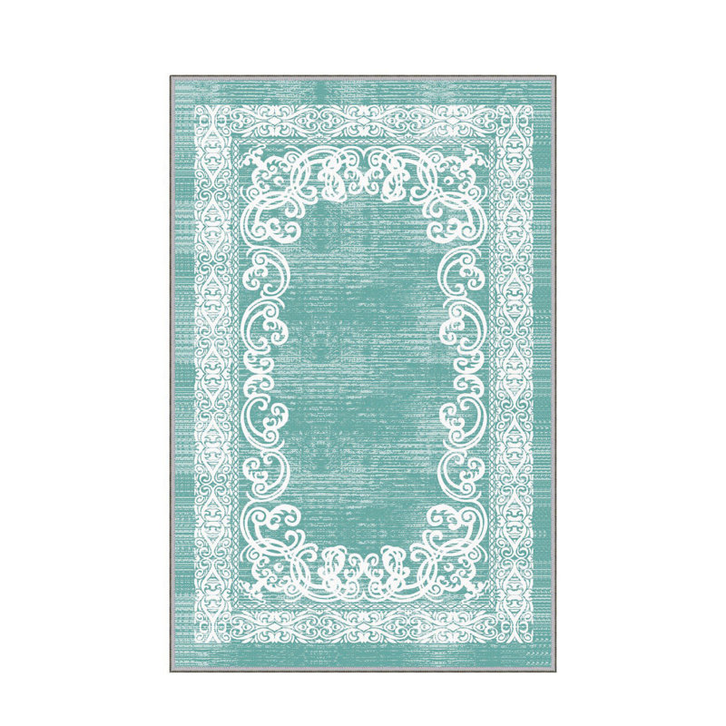 Elegant Hall Carpet, 31.5 x 78.7 inches | 100% Polyester, 0.4 inch Pile Height | Antibacterial, Non-Slip PVC Felt Dot Underside | Machine Washable, Durable Woven Design | Perfect for Entryways & Living Spaces