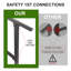 Rampe d'escalier en fer forgé 1 PCS Confote-93127930