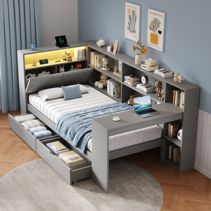 Bed, Grey