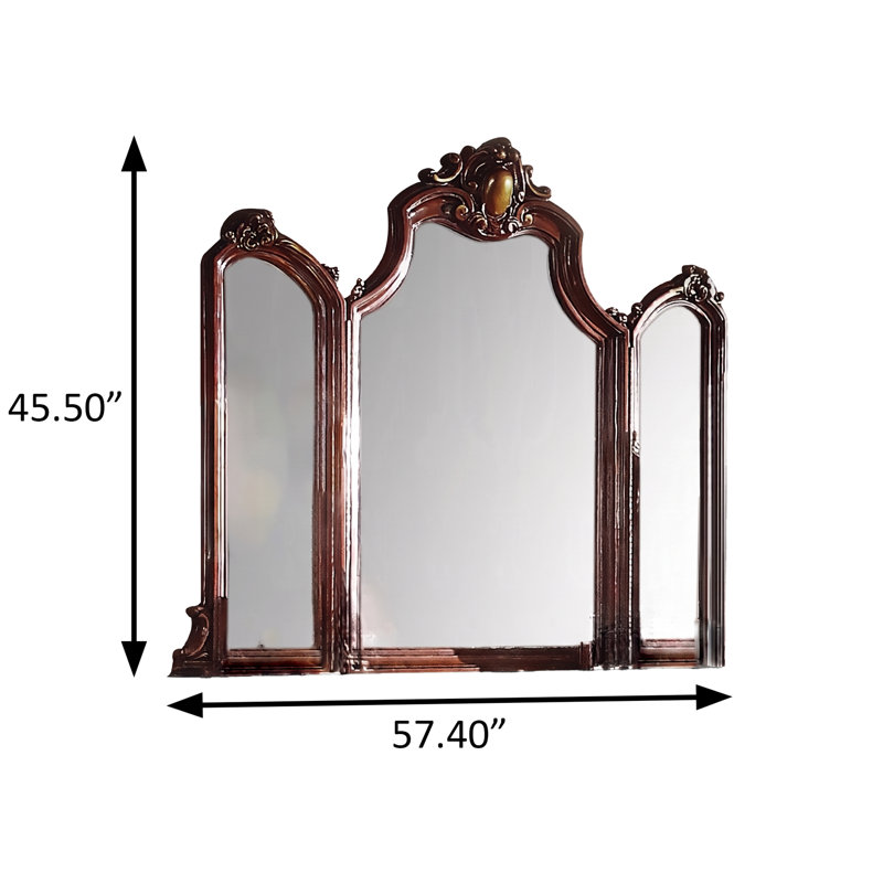 MIROIR DE 57,4 po, CHÊNE DE MIEL