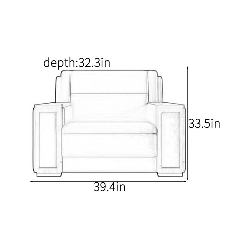 Chaise d'appoint simple et moderne
