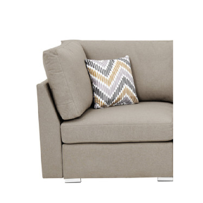Canapé en tissu 95,3 "avec coussins Kayson