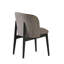 Abrey Upholstered Armchair with Wooden Base-1080008812-1080008800