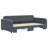  Daybed With Trundle Without Mattress Dark Gray 39.4"X74.8"-12875252-12875251