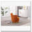 Swivel Barrel Chair with Gold Stainless Steel Base-709048281