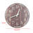 11.81x1.97" Night Light Wall Clock