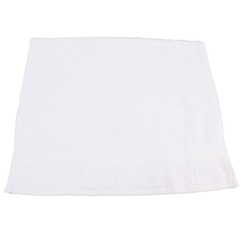 100% Cotton Hand Towel, White
