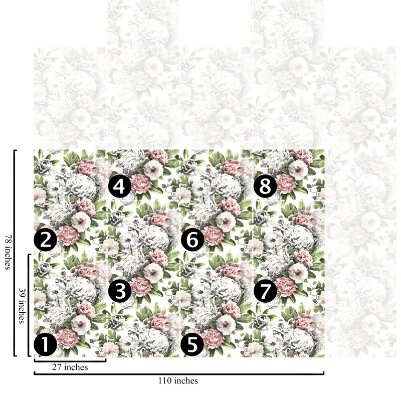 D83362EDB80544DE9C669A036C61C864 Wallpaper for Peony Wall Art