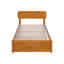 Lit plateforme en bois massif avec lit gigogne assorti Ause-1450992462-1450992461