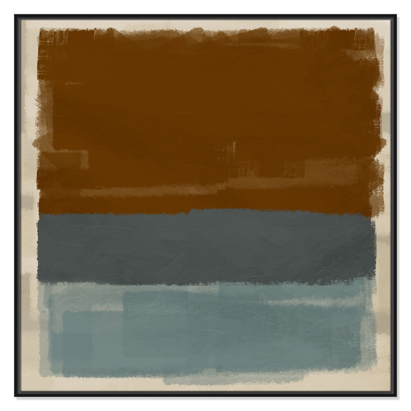 «Turbulent Honesty Square Version Print» par Marcus Prime, H 41,5 po x l 41,5 po, Noir