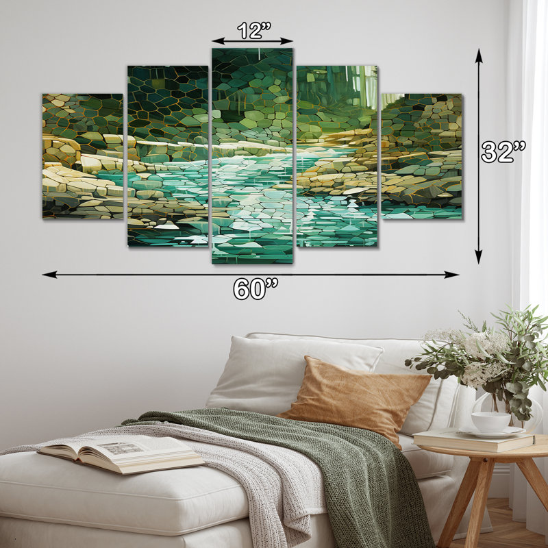 Impression sur toile Royalston - Lakes & Rivers - 5 panneaux