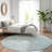 Machine Washable Indoor/Outdoor Xhevrie Blue Rug-911432931
