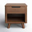 Table de chevet 1 tiroir en noyer