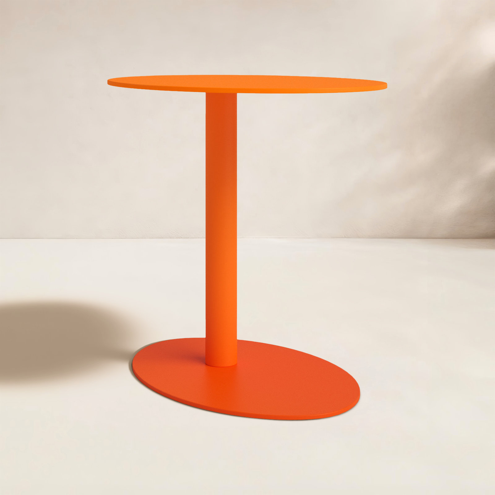 Sunset 20" Patio Side Table, Orange