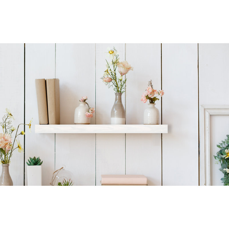 Tablette flottante Baxlee, Blanc, H 3 po x l 26 po x P 8 po