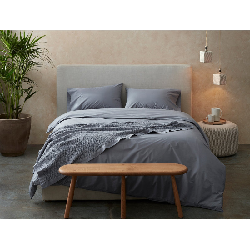 Refined Organic Sheet Set, Seal, King Sheet Set with 2 Pillowcases