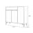 White Aluminum Shoe Storage