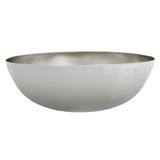 Maestro Hand Hammered Oval Vessel Bathroom Sink