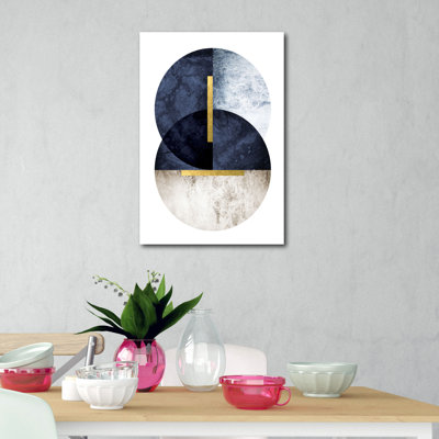 «Dark Navy», impression sur toile tendue
