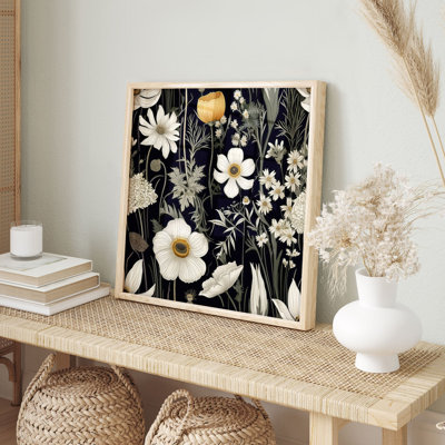 Impression florale de fleurs sauvages