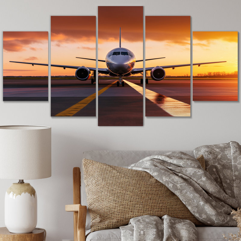 Industrial Transportation Wall Decor on Metal